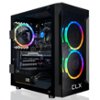 CLX - SET Gaming Desktop - Intel Core i5 10400F - 16GB Memory - NVIDIA GeForce GTX 1650 - 1TB M.2 NVMe SSD - Black