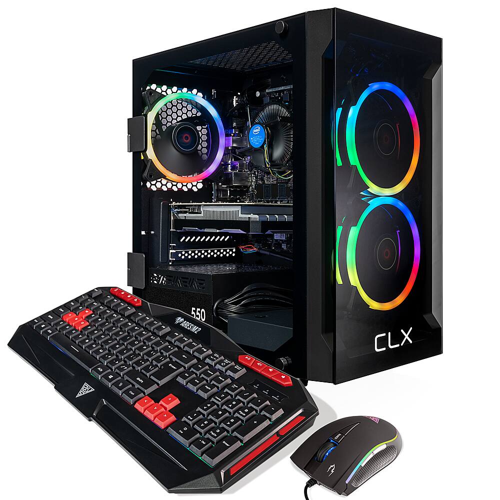 CLX SET Gaming Desktop Intel Core i5 10400F 16GB Memory NVIDIA