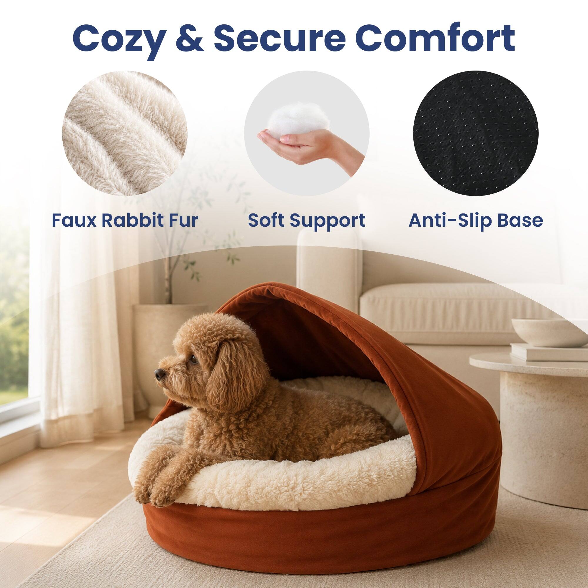 Cozy & Secure Comfort

Faux Rabbit Fur
Soft Support
Anti-Slip Base