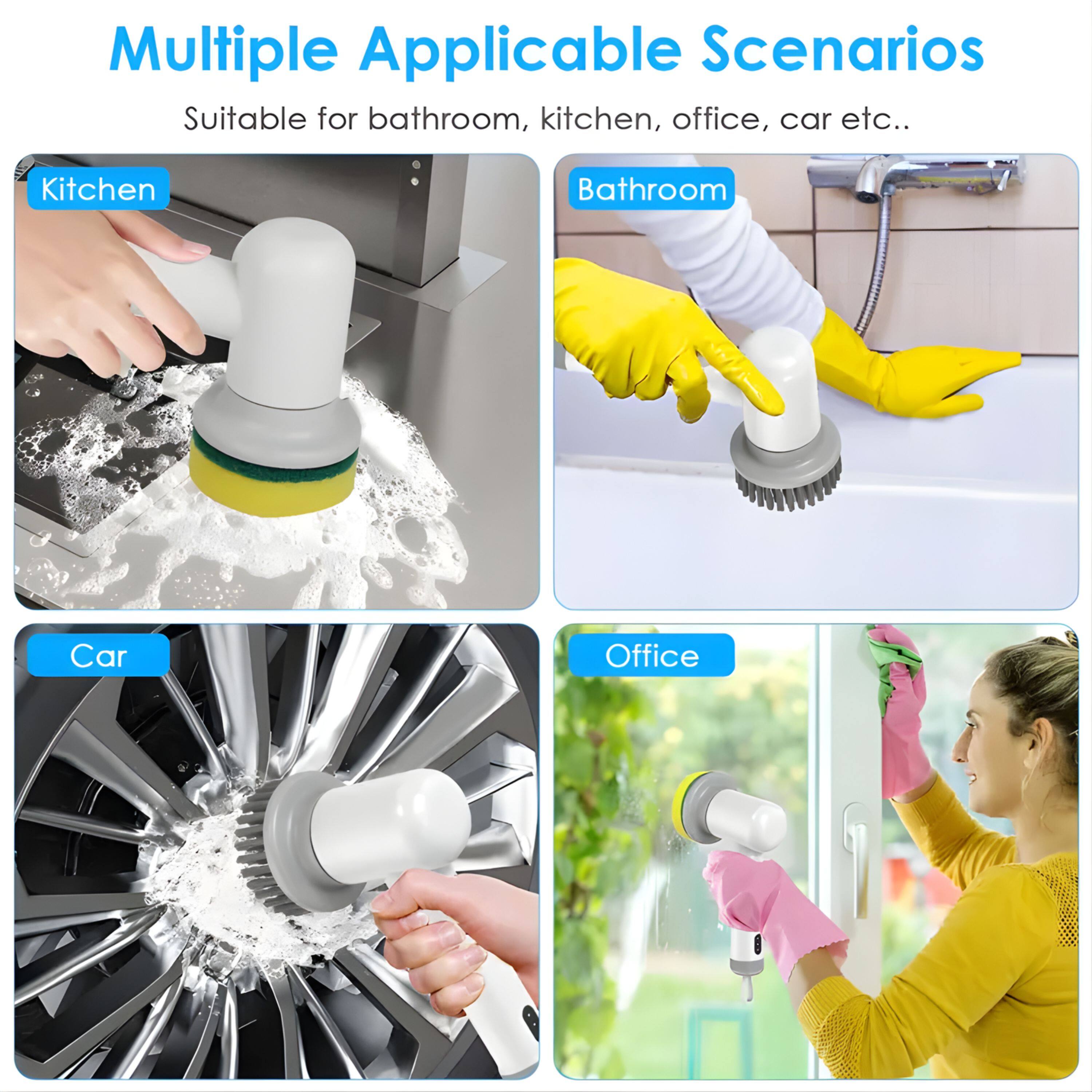 Multiple Applicable Scenarios  
Suitable for bathroom, kitchen, office, car etc..  

Kitchen  
Bathroom  
Car  
Office