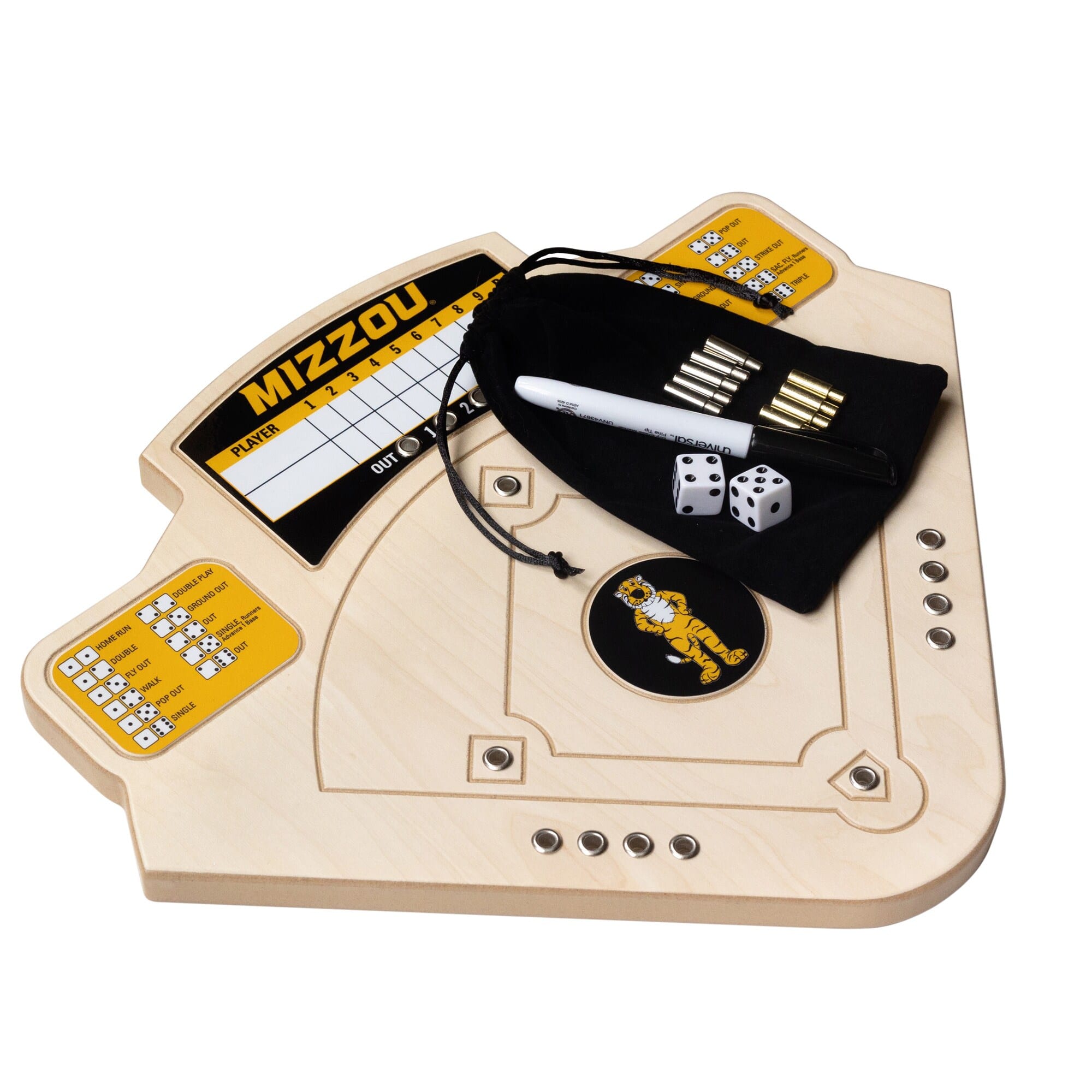 Across the Board - Missouri Tigers Baseball Game - Multicolor price history on PriceWatchPro