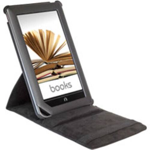 Front Standard. Digital Treasures - Props Pivot Carrying Case for Nook/Nook Color - Black.