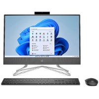 HP - 27" Touch-Screen All - In -One - Intel Core i5-1235U - 12GB Memory - 512GB SSD - Jet black - Front_Zoom