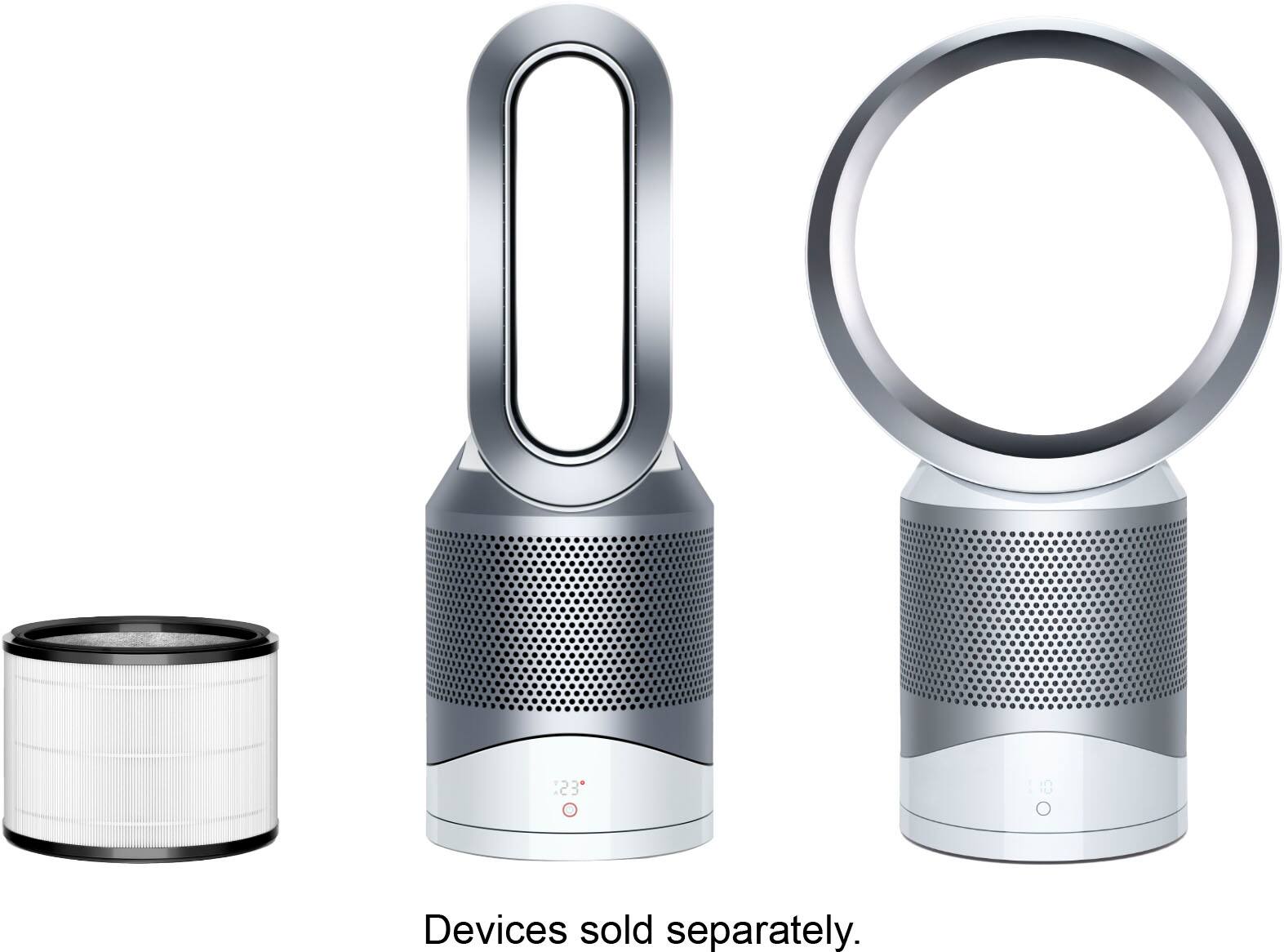 Alt View 11. Dyson - 360° Glass HEPA Filter (HP01, HP02, DP01) - White.