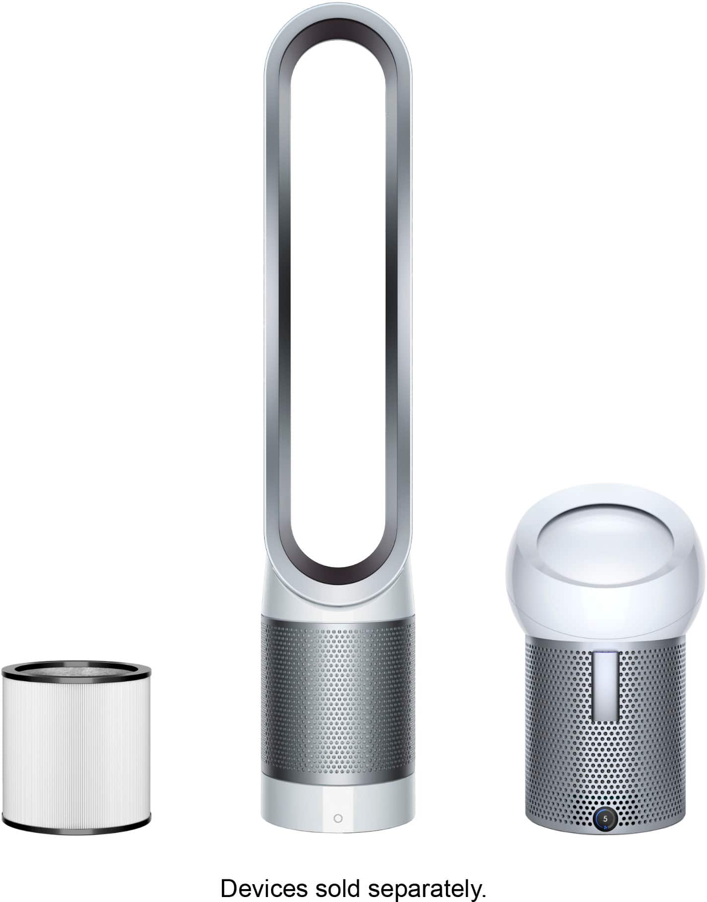 Alt View 11. Dyson - 360° Glass HEPA Filter (TP01, TP02, BP01) - White.