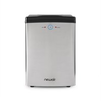 NewAir - 45lb. Nugget Countertop Ice Maker with Self-Cleaning Function, Refillable Water Tank, and BPA-Free Parts - Stainless steel - Front_Zoom