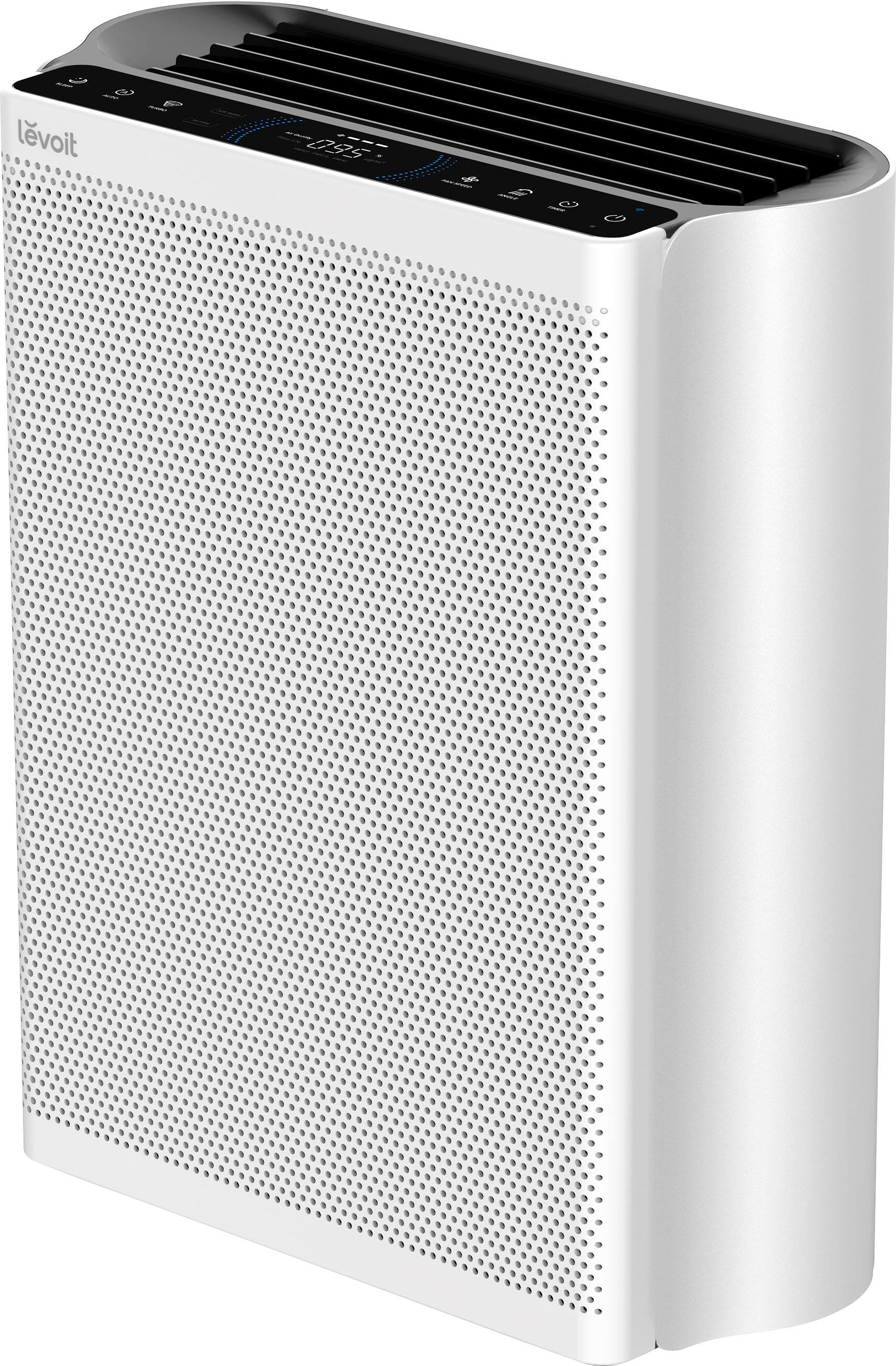 Alt View 15. Levoit - EverestAir Air Purifier - white.