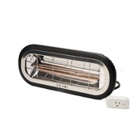 Amaze Heaters - Amaze Pation Mini infrared outdoor/indoor patio heater. - Black - Front_Zoom