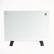 Alt View 16. Amaze Heaters - CLASSIC Model Dual Convection Glass Panel Heater - white.