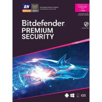 Bitdefender - Premium Security (10-Device) (1-Year Subscription) - Windows, Mac OS, Android, Apple iOS [Digital] - Front_Zoom