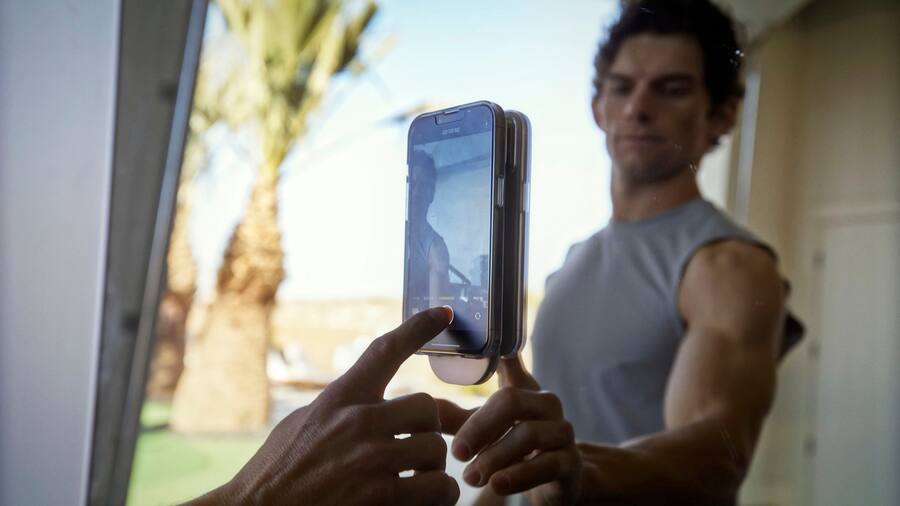 Flipstik Foldable Adhesive Mount for Most Cell Phones Black