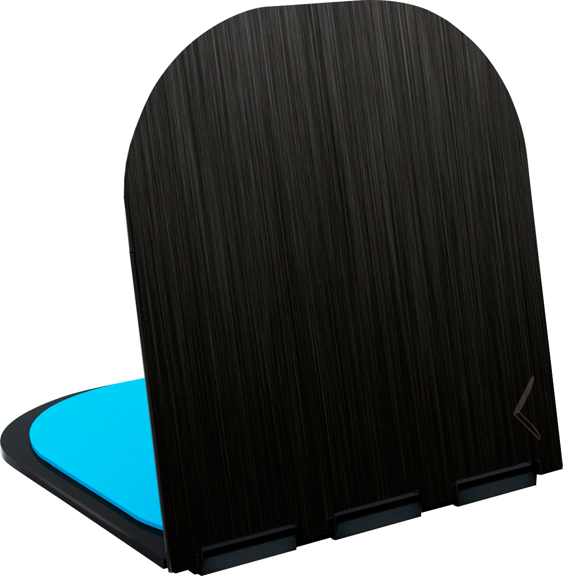 Left View: Flipstik - 2.0 Foldable Adhesive Mount for Most Cell Phones - Dark Titanium
