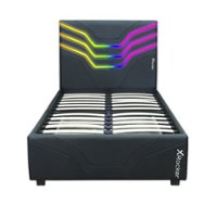 X Rocker - Cosmos Twin RGB Gaming Bed - Black - Front_Zoom
