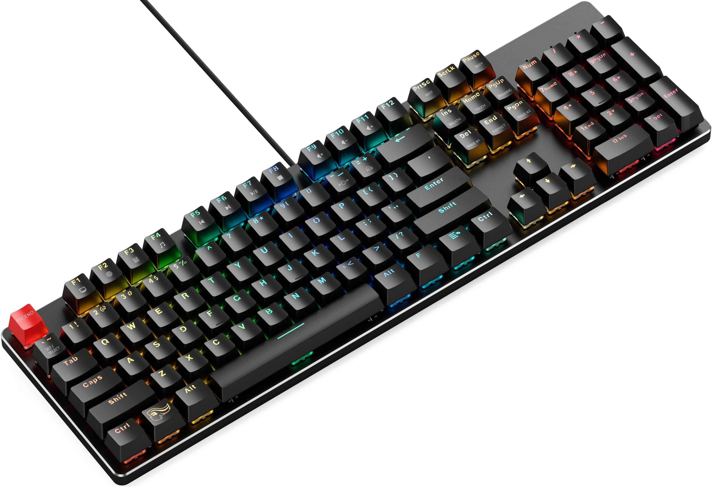 Glorious GMMK Prebuilt RGB Full Size Wired Mechanical Keyboard