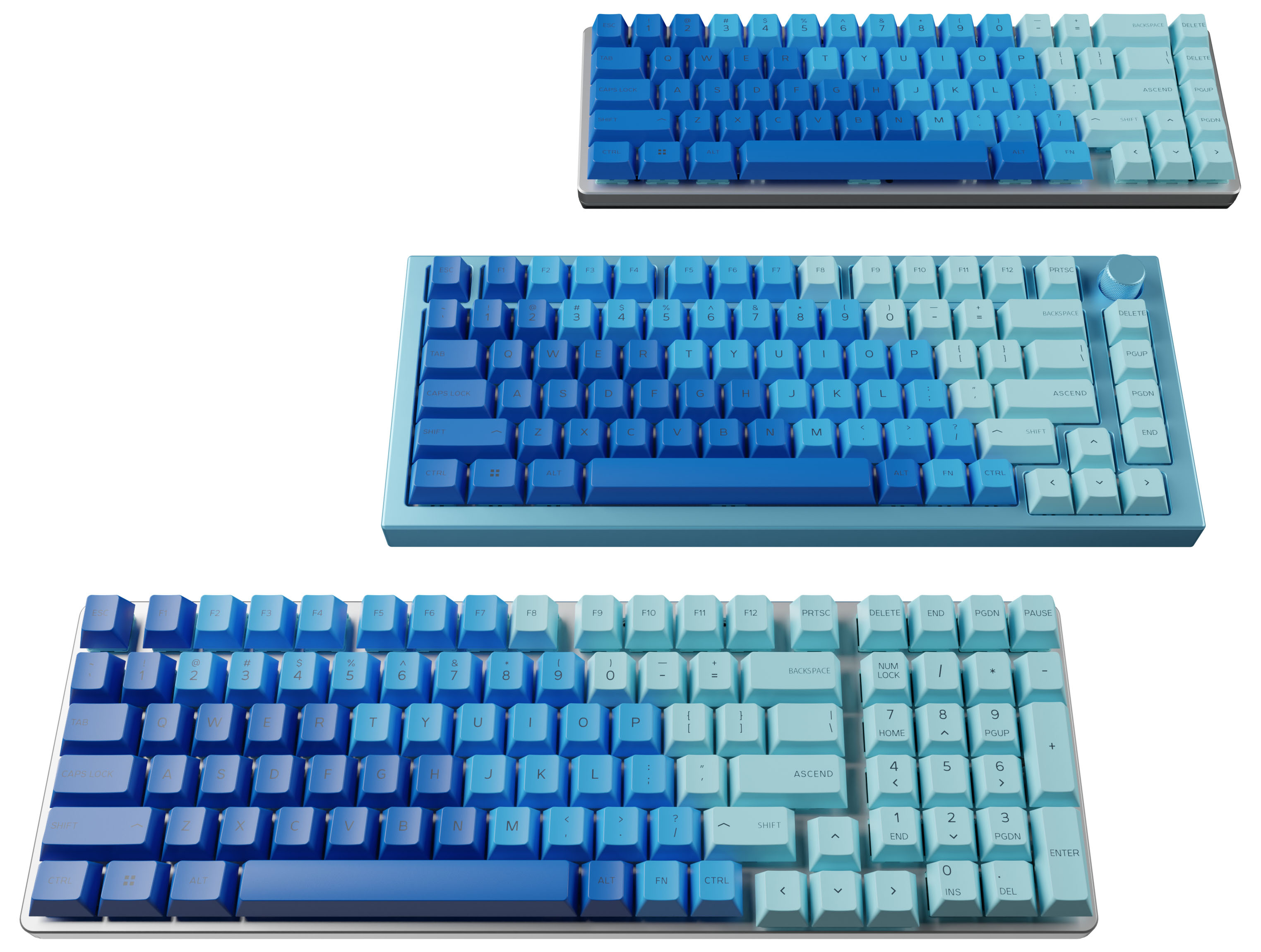 Glorious GPBT Dye Sublimated Keycaps 114 Keycap Set for 100% 85% 80% TKL  60% Compact 75% Mechanical Keyboards Ocean GLO-KC-GPBT-CO - Best Buy