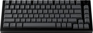 Glorious - GPBT Dye Sublimated Keycaps 114 Keycap Set for 100% 85% 80% TKL 60% Compact 75% Mechanical Keyboards - Black - Front_Zoom