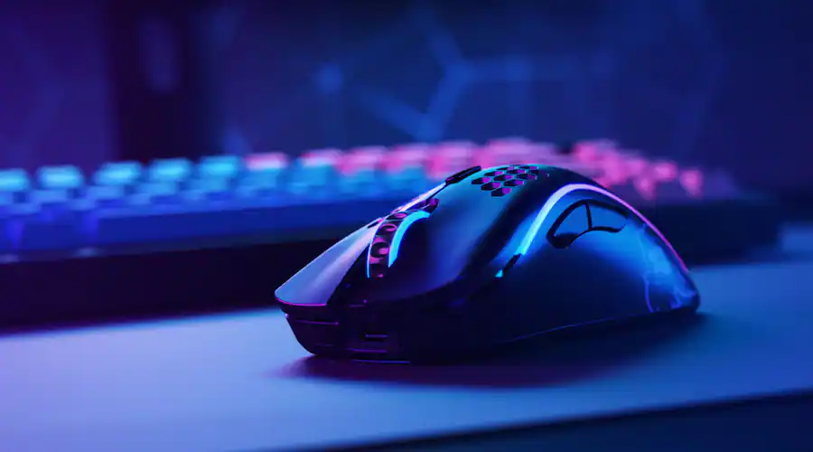 Glorious Model D Wireless Optical Honeycomb RGB Gaming Mouse Wireless ...