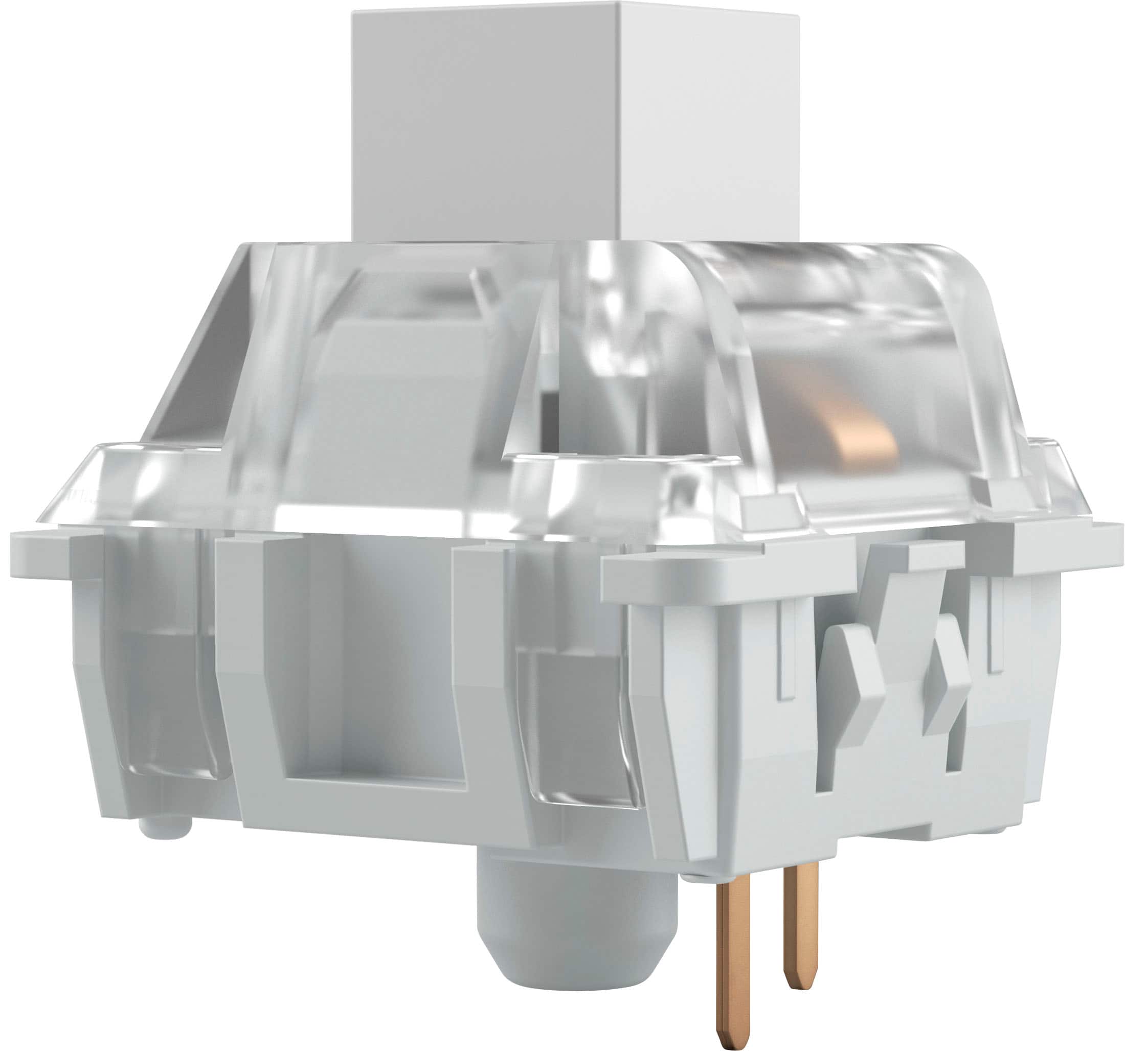 Front. Glorious - Kailh Mechanical Keyboard Switches - White - White.