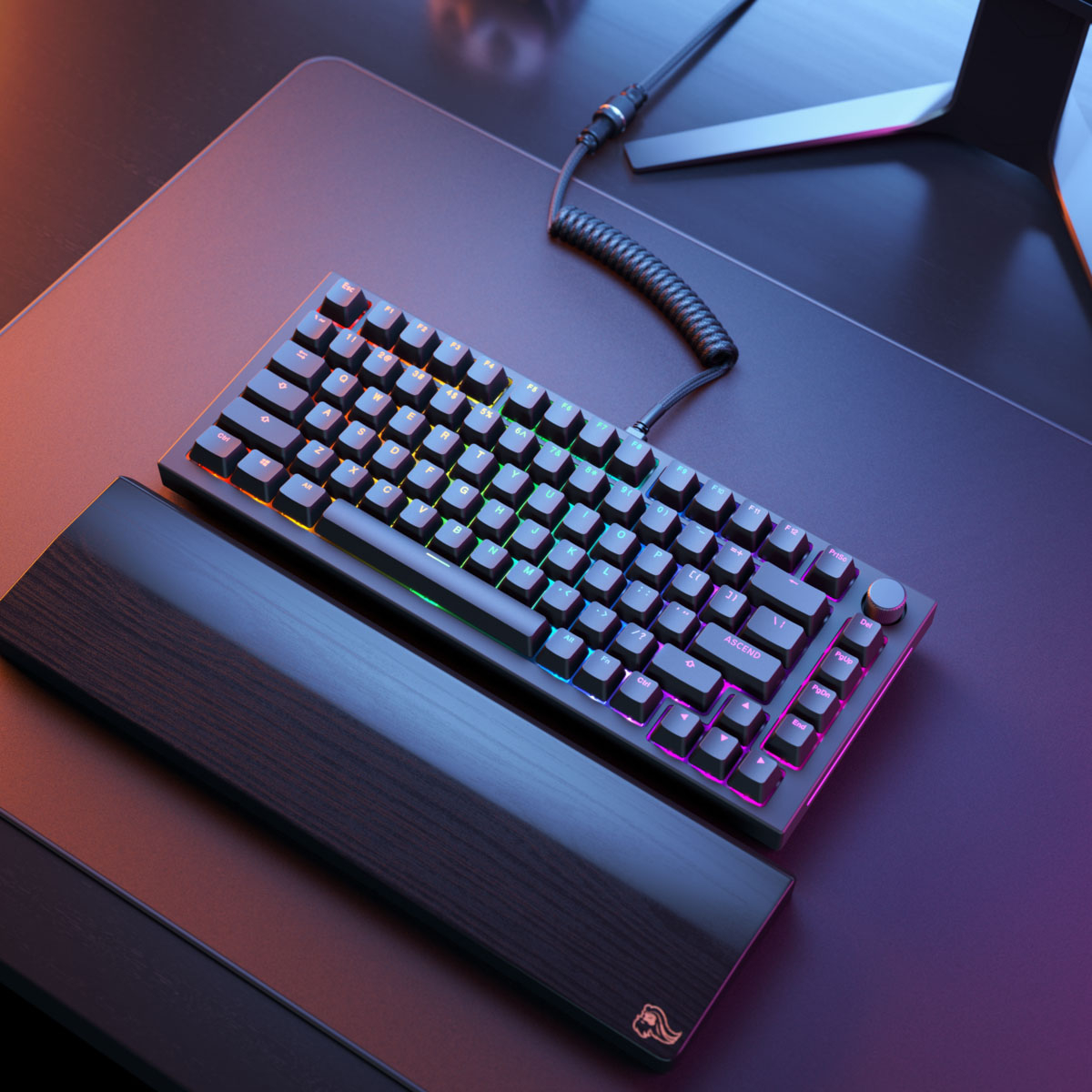 GMMK PRO: Custom 75% Mechanical Keyboard (Black) - Glorious Gaming
