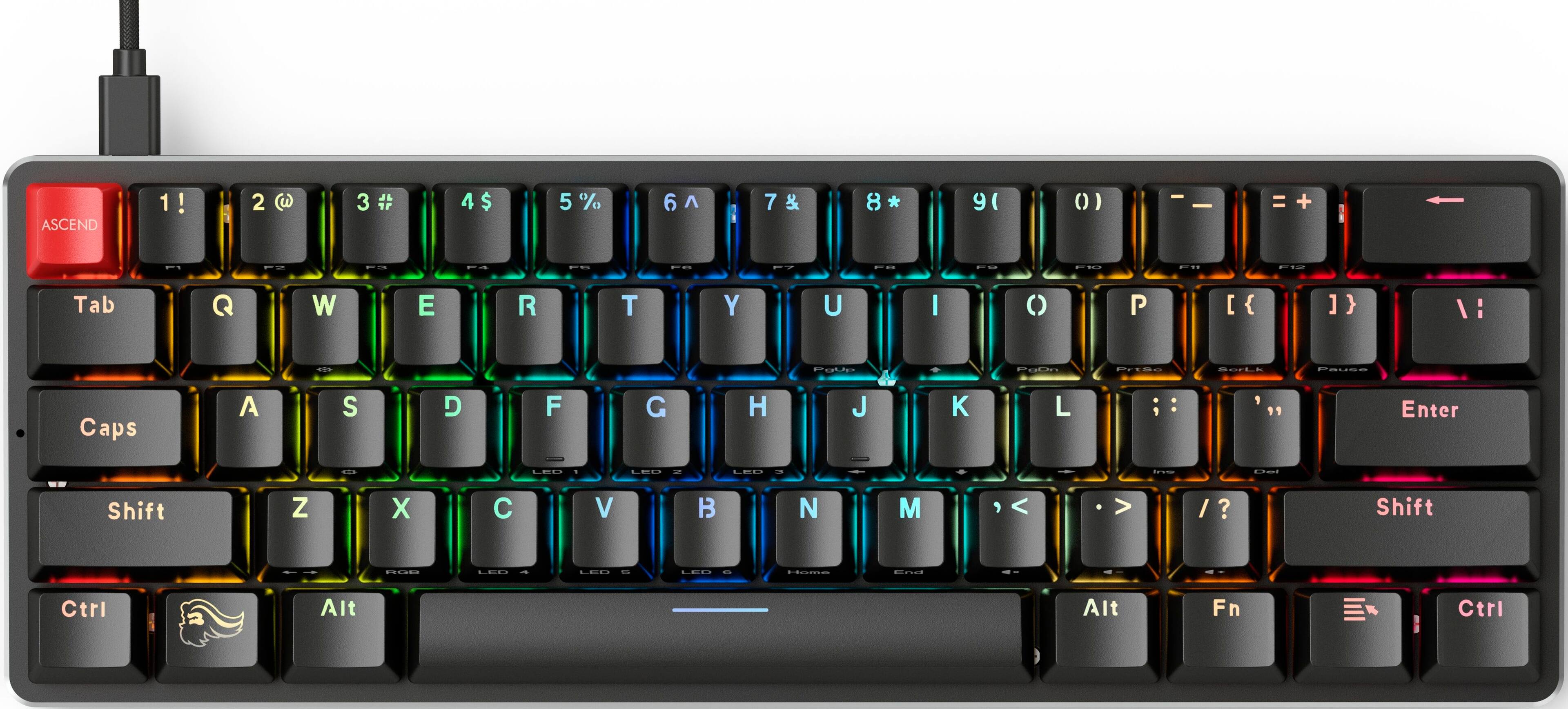 Best Buy Glorious GMMK Prebuilt RGB Compact Wired Mechanical Keyboard