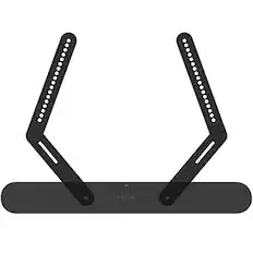 Front. Sanus - Soundbar Mount Designed for Sonos Ray - Black.