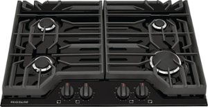 Frigidaire - 30" Built-In Gas Cooktop - Black - Front_Zoom