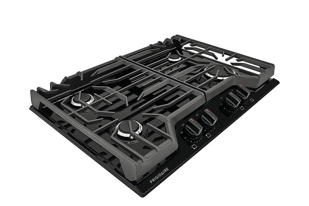 Alt View 13. Frigidaire - 30" Built-In Gas Cooktop - Black.