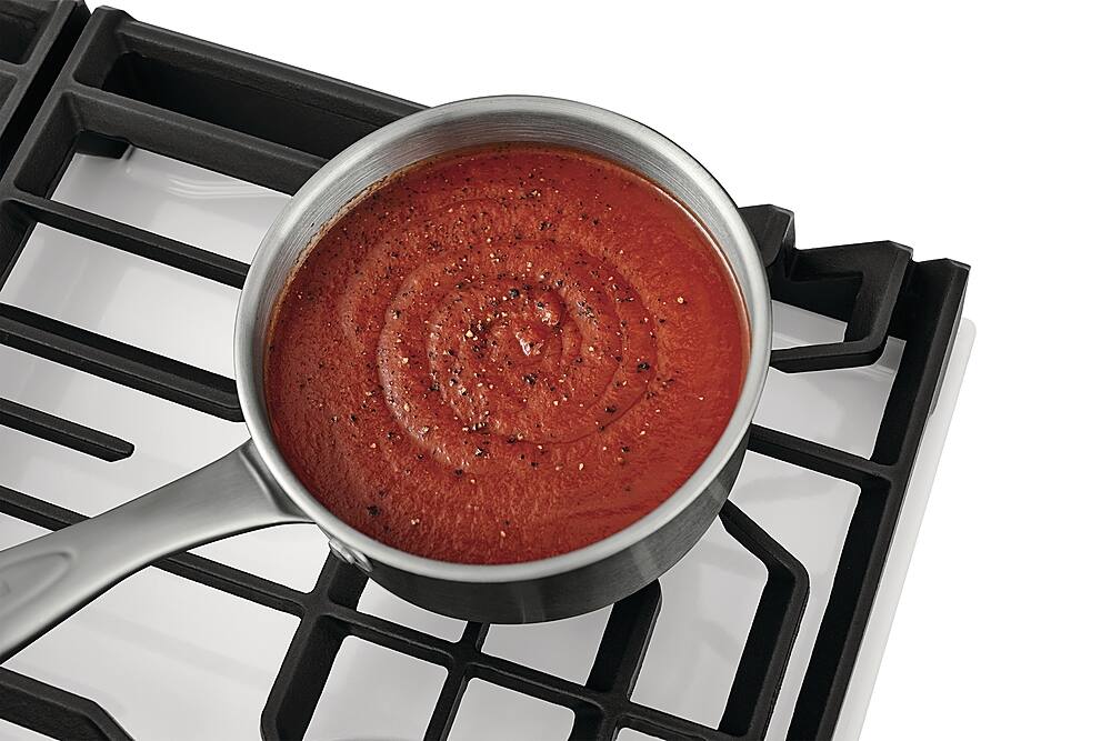 Alt View 16. Frigidaire - 30" Built-In Gas Cooktop - White.