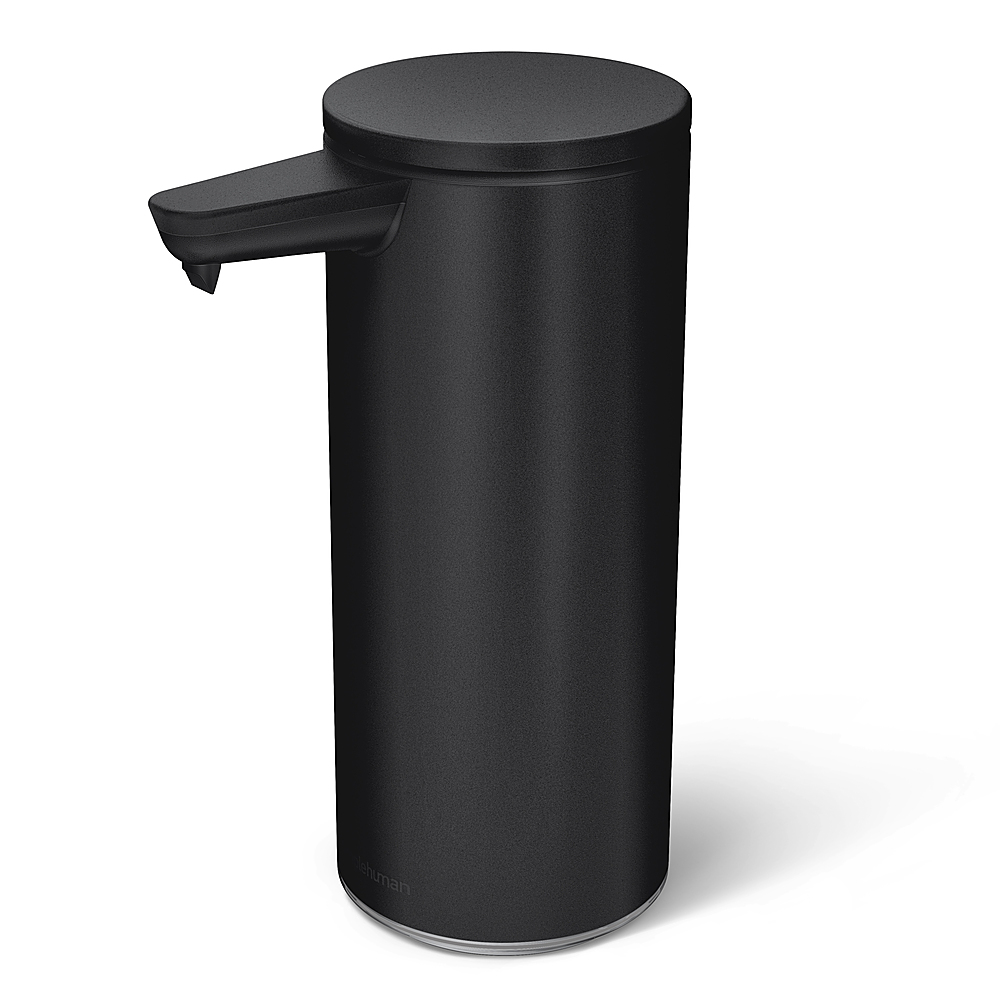 simplehuman - 9 oz. Touch-Free Rechargeable Sensor Liquid Soap Pump Dispenser - Matte Black