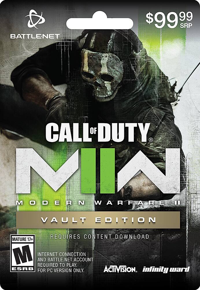 Front. Blizzard Entertainment - COD MW2 VT ED POR 99.99.