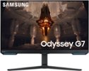 Samsung - Odyssey G7 28” 4K UHD IPS AMD FreeSync Premium Pro & G-Sync Compatible Smart 144Hz 1ms Gaming Monitor - Black