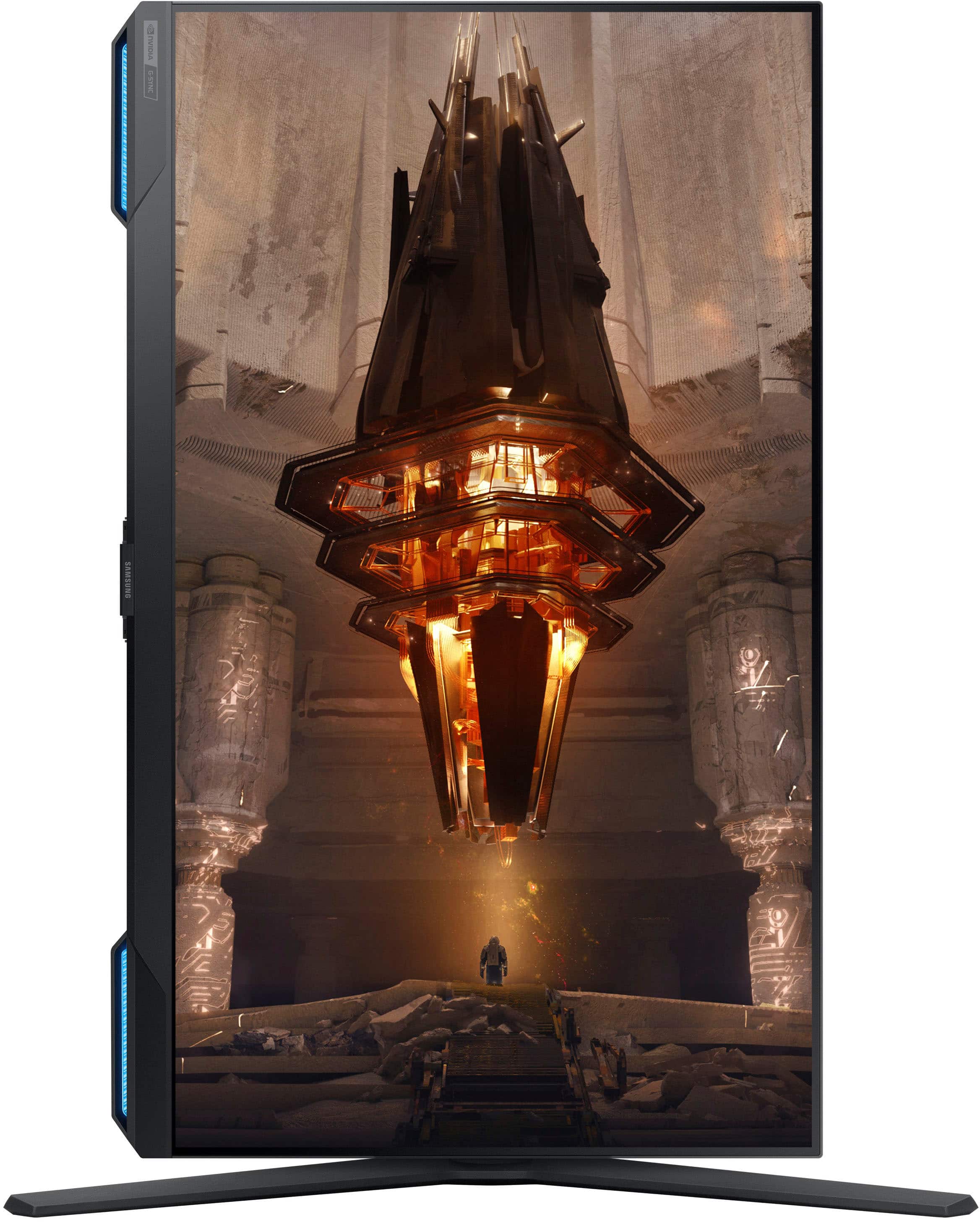 Alt View 14. Samsung - Odyssey G7 28” 4K UHD IPS AMD FreeSync Premium Pro & G-Sync Compatible Smart 144Hz 1ms Gaming Monitor - Black.