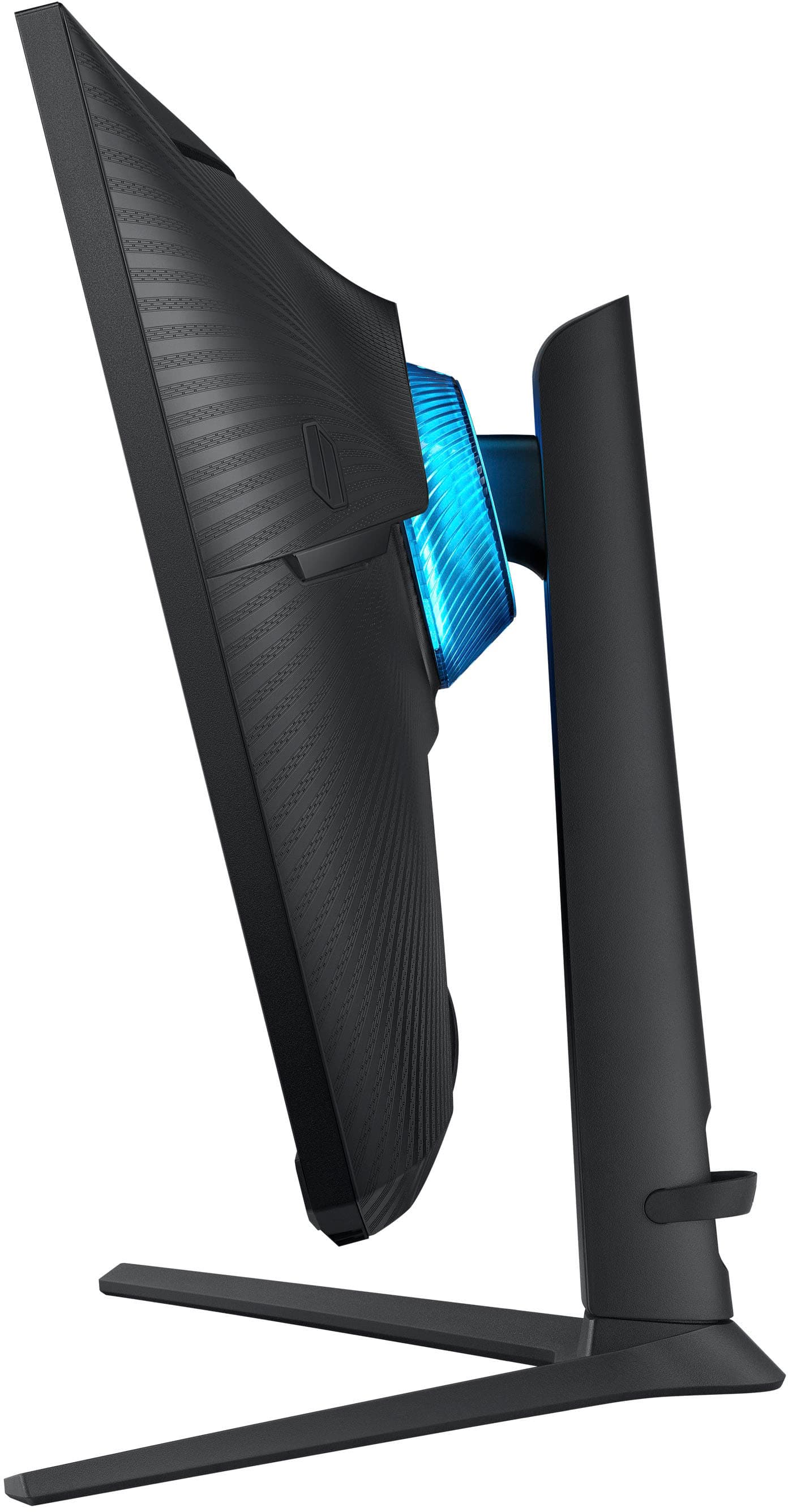 Alt View 30. Samsung - Odyssey G7 28” 4K UHD IPS AMD FreeSync Premium Pro & G-Sync Compatible Smart 144Hz 1ms Gaming Monitor - Black.