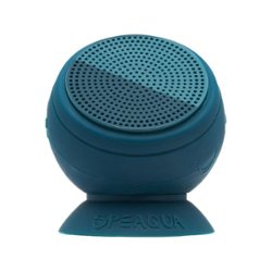 Speaqua - Barnacle Pro Portable Waterproof Bluetooth Speaker with Built in Storage (2,000 songs) - Sea Palm - Front_Zoom