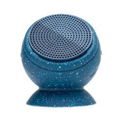 Speaqua - Barnacle Pro Portable Waterproof Bluetooth Speaker with Built in Storage (2,000 songs) - Pelagic Blue - Front_Zoom