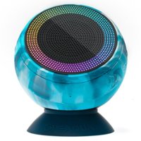 Speaqua - Barnacle X Portable Waterproof Bluetooth Speaker with Built in Storage (2,000 songs) - Tidal Blue - Front_Zoom