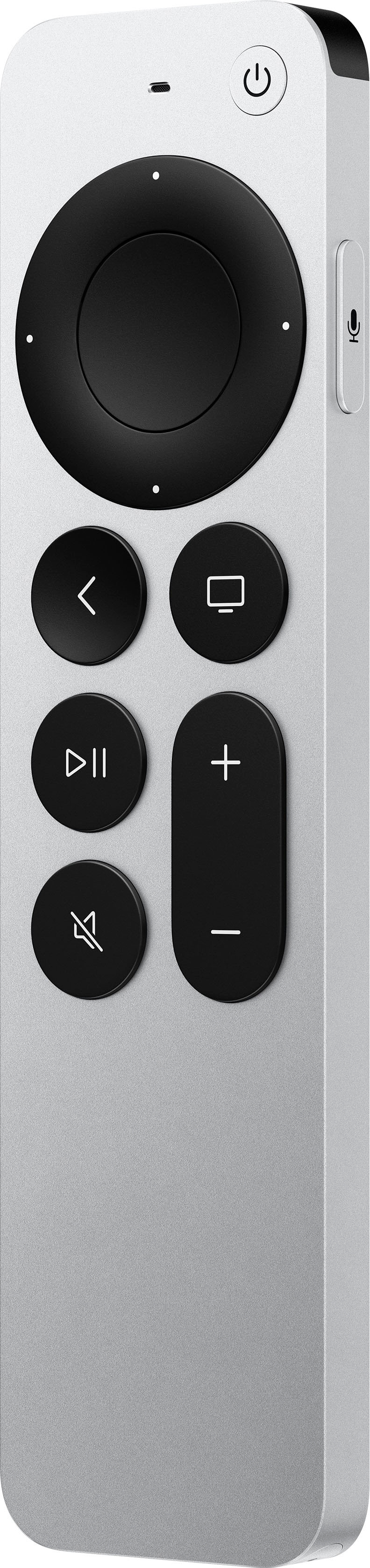 Angle View: Apple - Siri Remote (3rd Generation)(Latest Model) - Silver