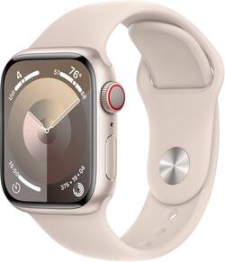 Apple Watch Series 9 (GPS + Cellular) 41mm Starlight Aluminum Case Apple Watch Series 9 (GPS + Cellular) 41mm Starlight Aluminum Case