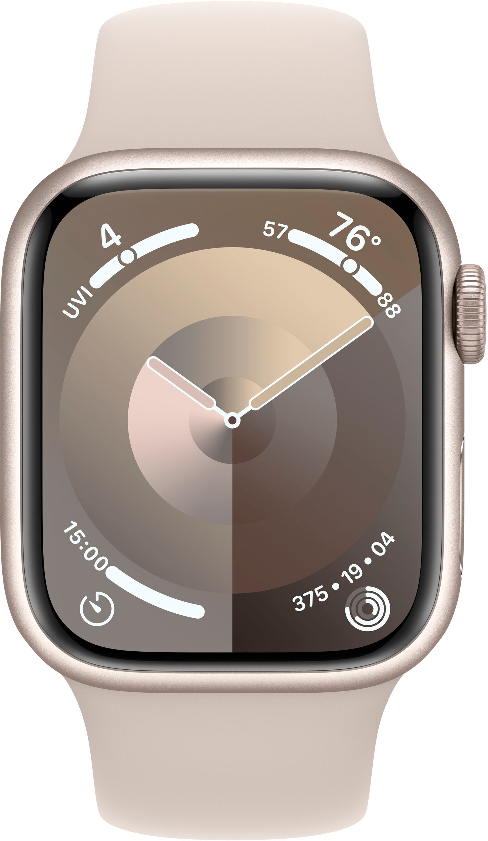 Apple Watch Series 9 (GPS + Cellular) 41mm Starlight Aluminum Case with  Starlight Sport Band M/L Starlight MRHP3LL/A - Best Buy