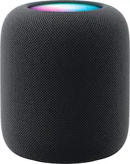 Front. Apple - HomePod (2nd Generation) Smart Speaker with Siri - Midnight.