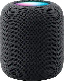 Apple - HomePod (2nd Generation) Smart Speaker with Siri - Midnight