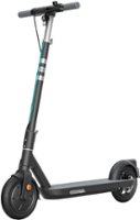 OKAI - Neon Lite Foldable Electric Scooter w/18.6 Miles Max Operating Range & 15.5 mph Max Speed - Black - Front_Zoom