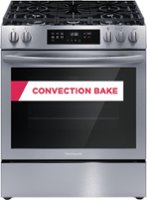 Frigidaire - 30'' Front Control Gas Range - Stainless Steel - Front_Zoom