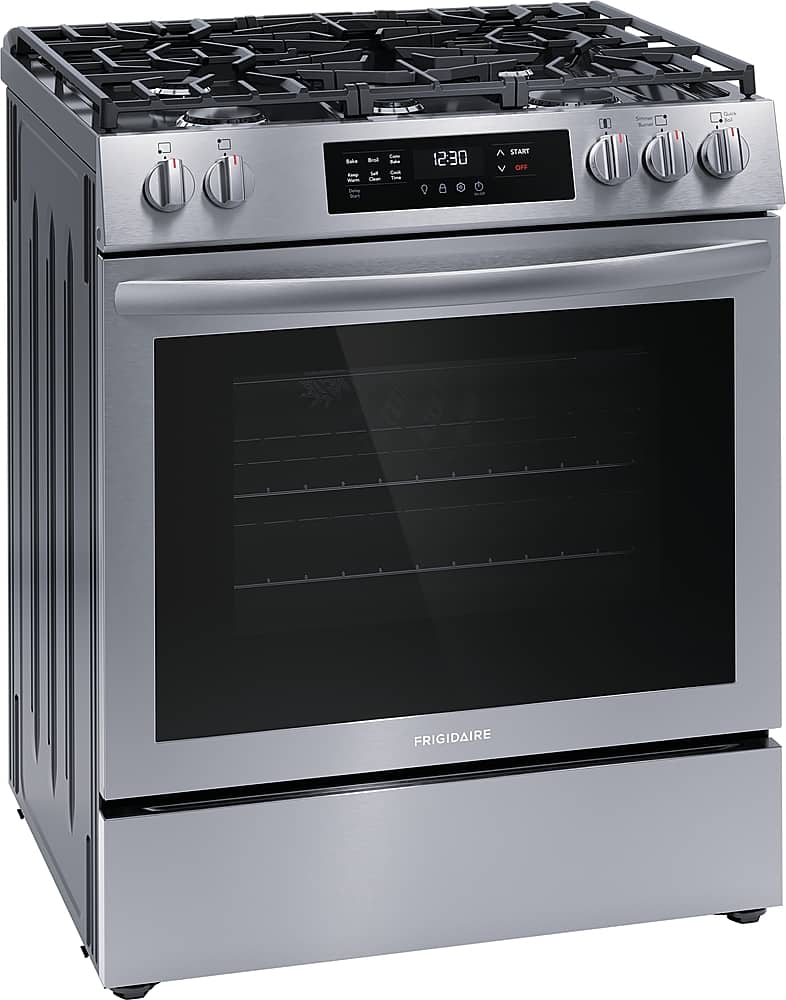 Alt View 13. Frigidaire - 30'' Front Control Gas Range - Stainless Steel.