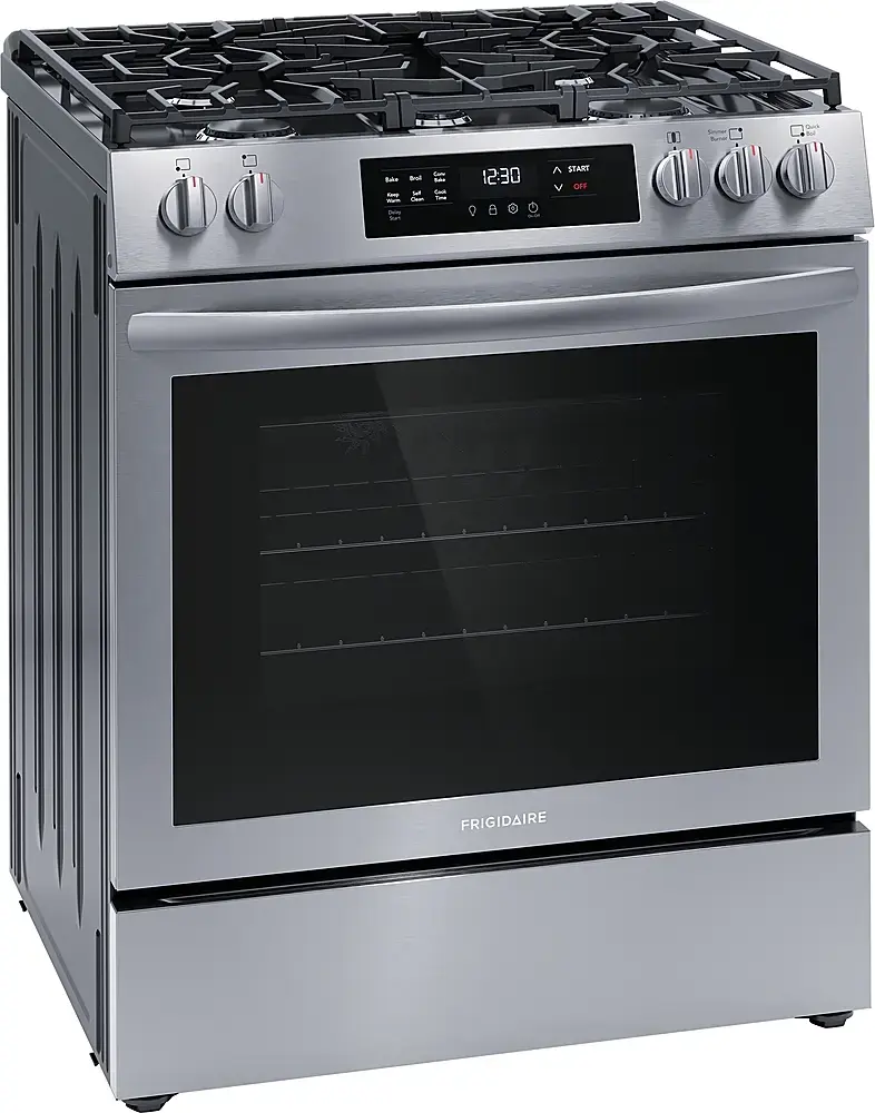 Alt View 13. Frigidaire - 30'' Front Control Gas Range - Stainless Steel.