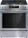 Left. Frigidaire - 30'' Front Control Gas Range - Stainless Steel.