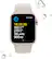 Back. Apple - Apple Watch SE 2nd Generation (GPS + Cellular) 40mm Aluminum Case with Starlight Sport Band - M/L - Starlight.