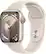 Front. Apple - Apple Watch Series 9 (GPS + Cellular) 41mm Starlight Aluminum Case with Starlight Sport Band with Blood Oxygen - M/L - Starlight.