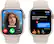 Alt View 15. Apple - Apple Watch Series 9 (GPS + Cellular) 41mm Starlight Aluminum Case with Starlight Sport Band with Blood Oxygen - M/L - Starlight.