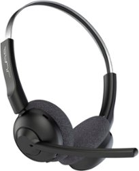 JLab - GO Work Pop Wireless On-Ear Headset - Black - Front_Zoom